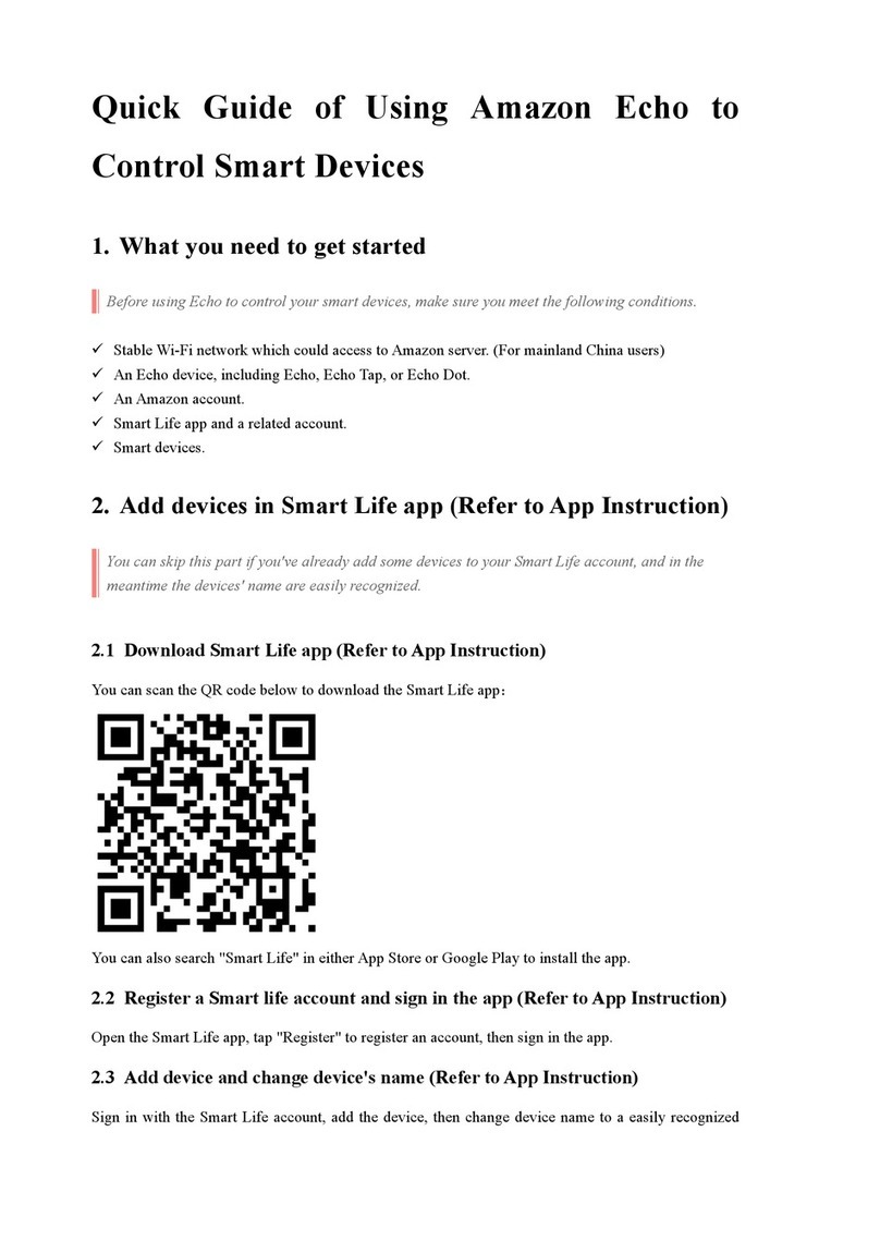 Amazon Echo User manual