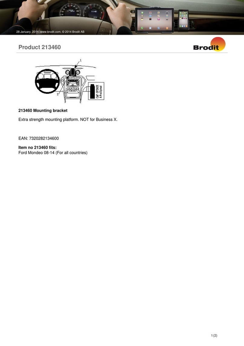 Brodit 213460 installation instructions