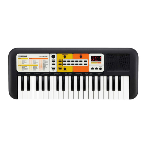 Yamaha PSS-F30 User manual