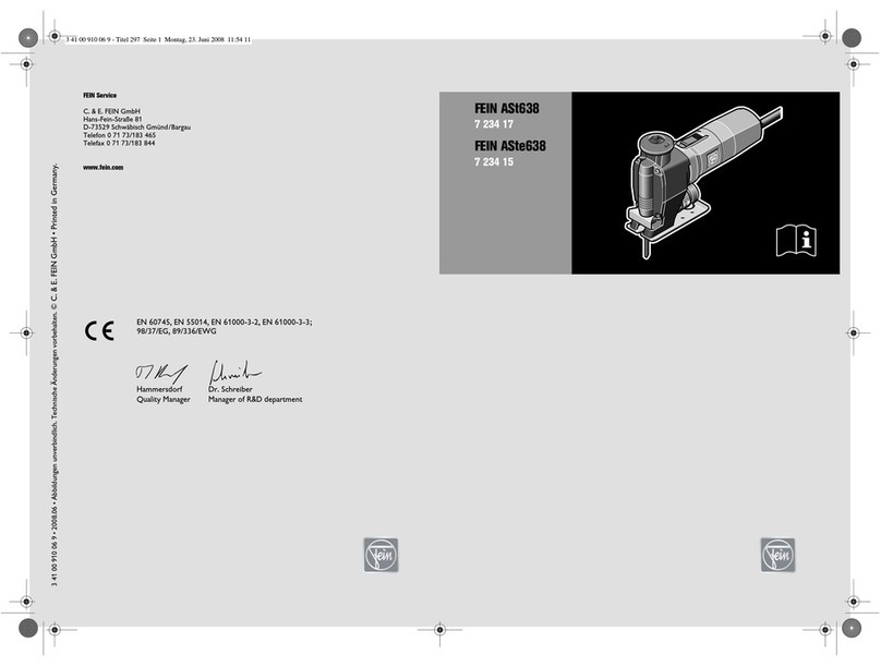 Fein ASt638 User manual