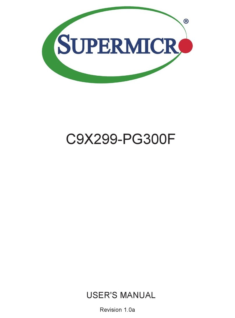Supermicro C9X299 user manual