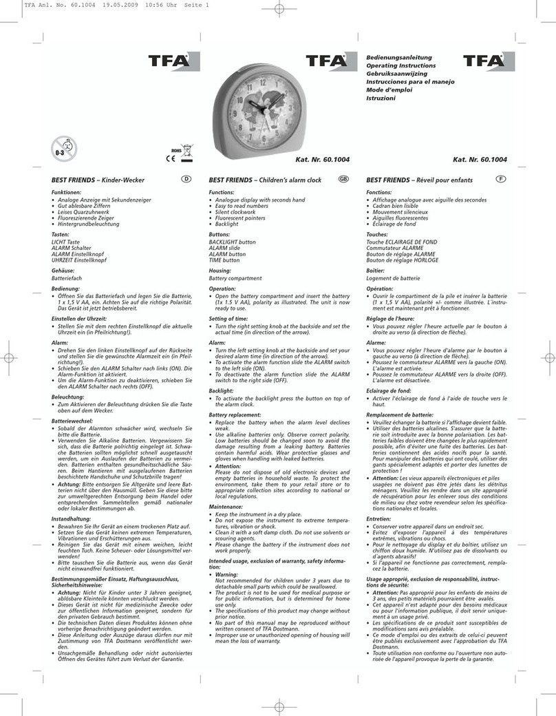 TFA 60.1004 operating instructions
