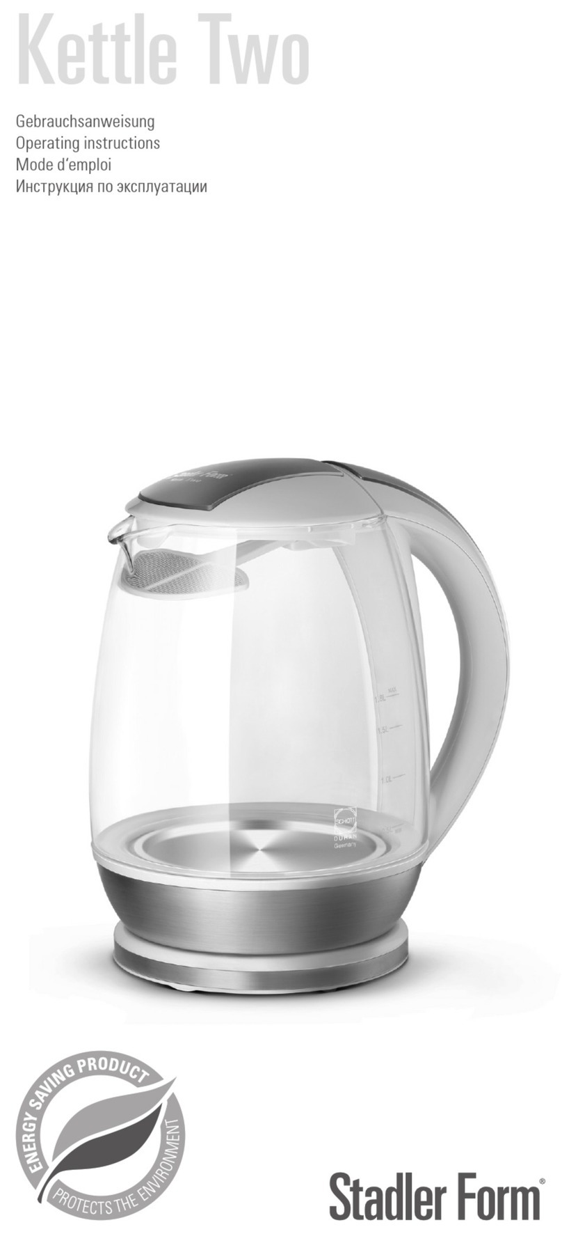 Stadler Form Kettle Two SFK.808 user manual