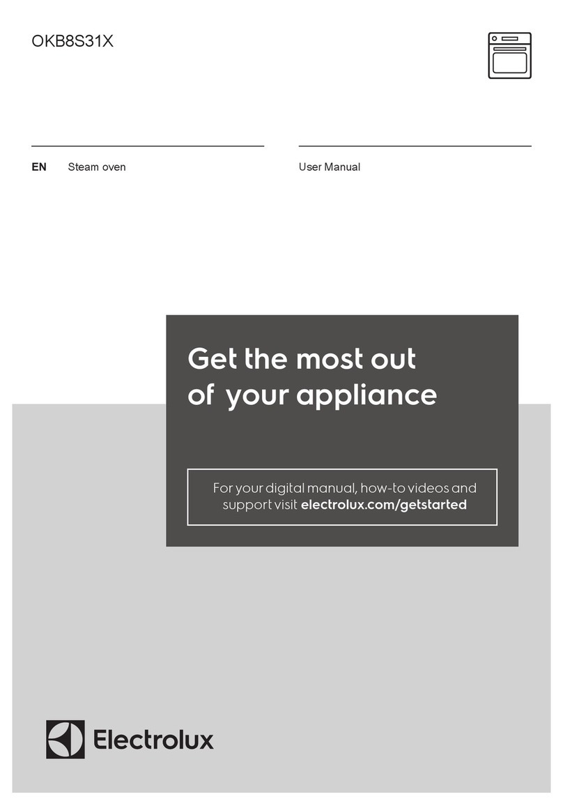 Electrolux OKB8S31X user manual