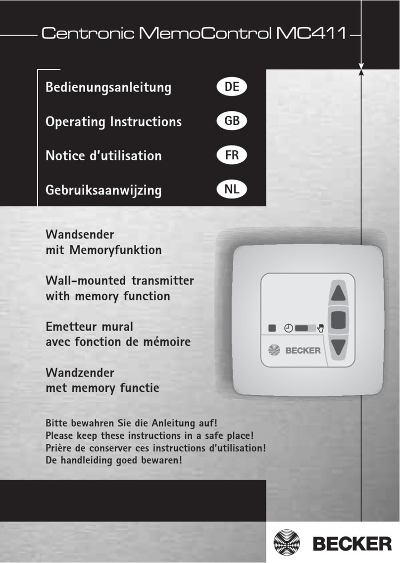 Centronic MemoControl MC411 User manual