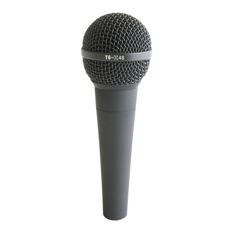 Beyerdynamic TG-X 48 User manual Beyerdynamic TG-X 48 User manual
