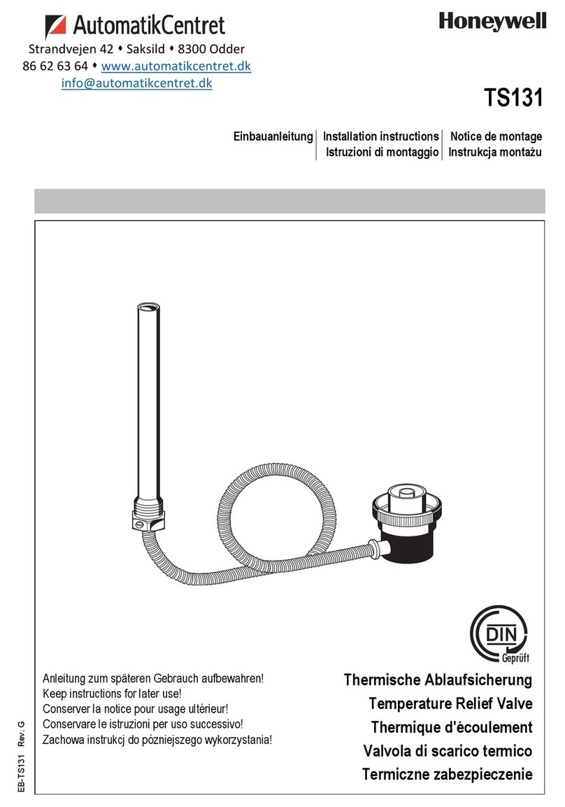 Honeywell TS131 User manual