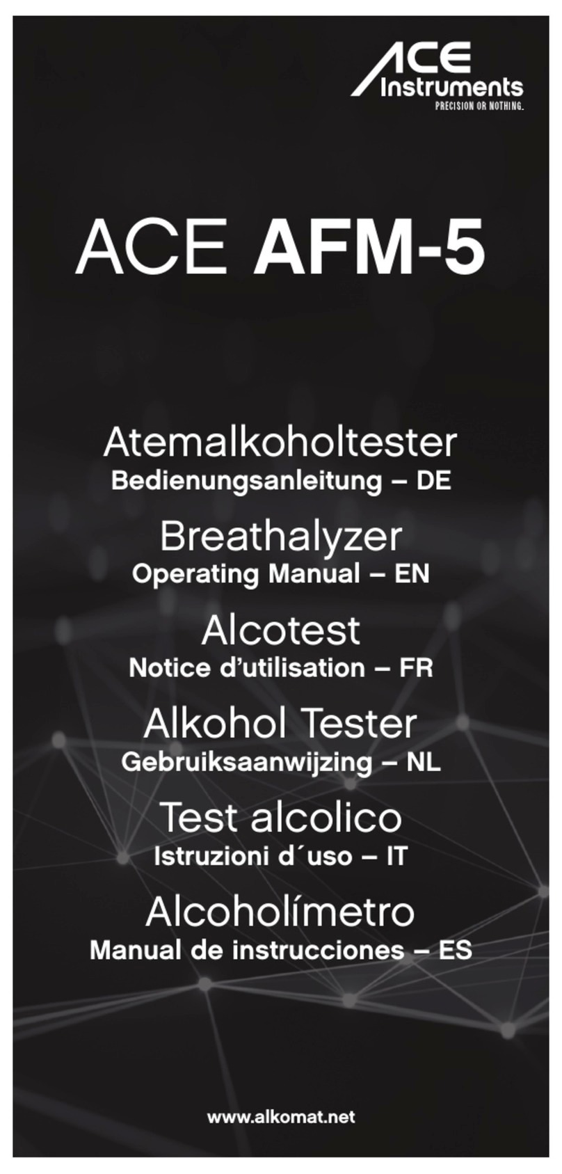 Ace AFM-5 operating manual
