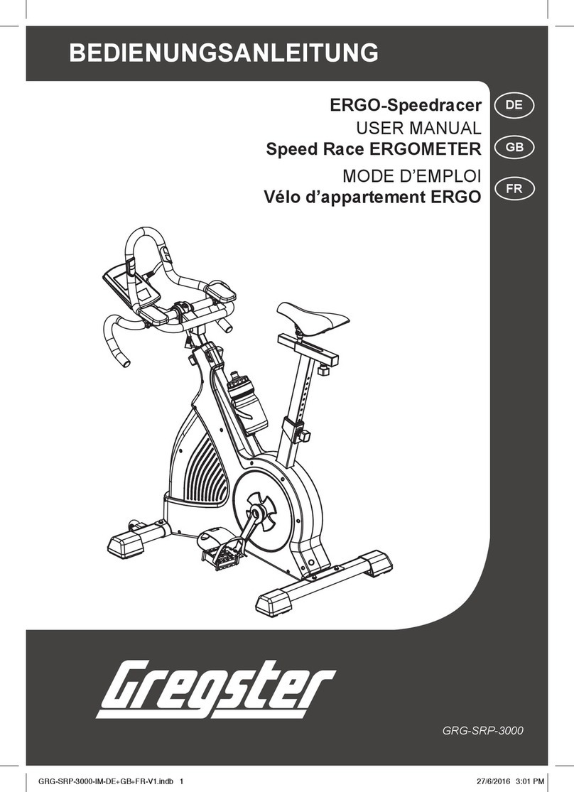 Gregster ERGO-Speedracer user manual Gregster ERGO-Speedracer user manual