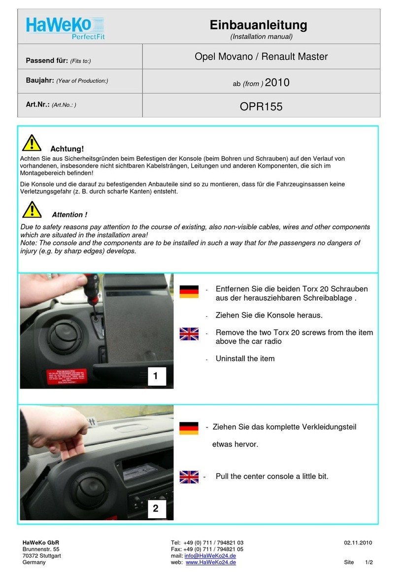 HaWeKo OPR155 User manual