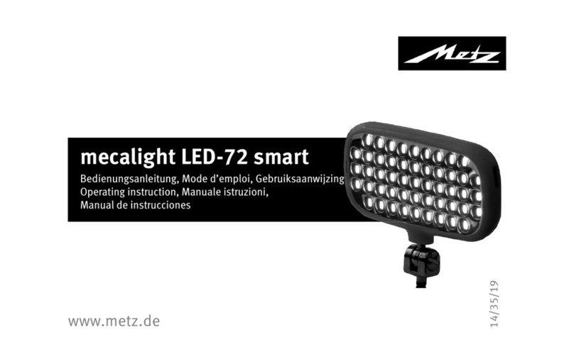 Metz mecalight LED-75 smart operating instructions