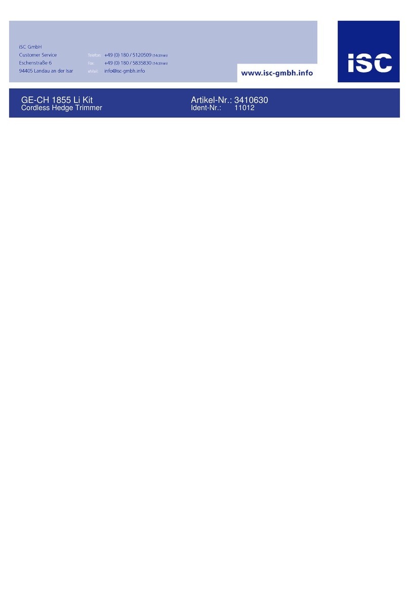 EINHELL GE-CH 1855 Li Kit User manual