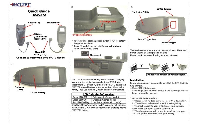 RIOTEC DC9277A quick guide RIOTEC DC9277A quick guide