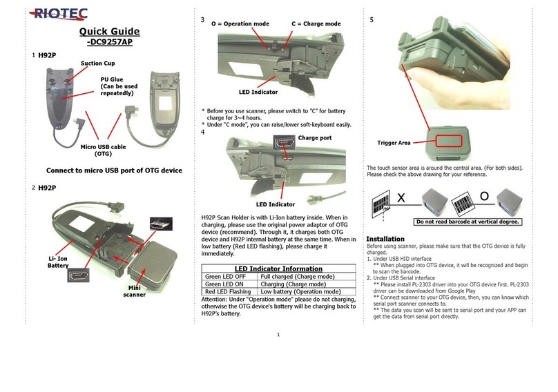 RIOTEC DC9257AP User manual