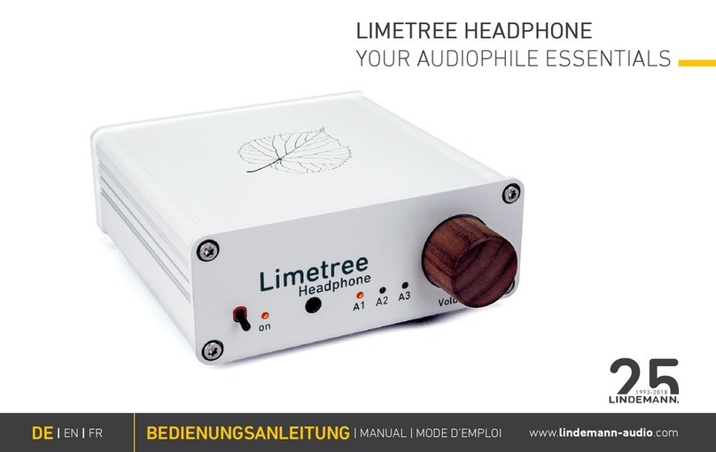 Lindemann Limetree Headphone User manual