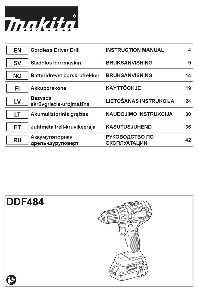 Makita DDF484 User manual