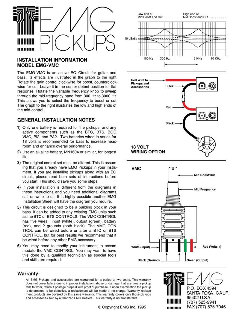 EMG EMG-VMC Installation information