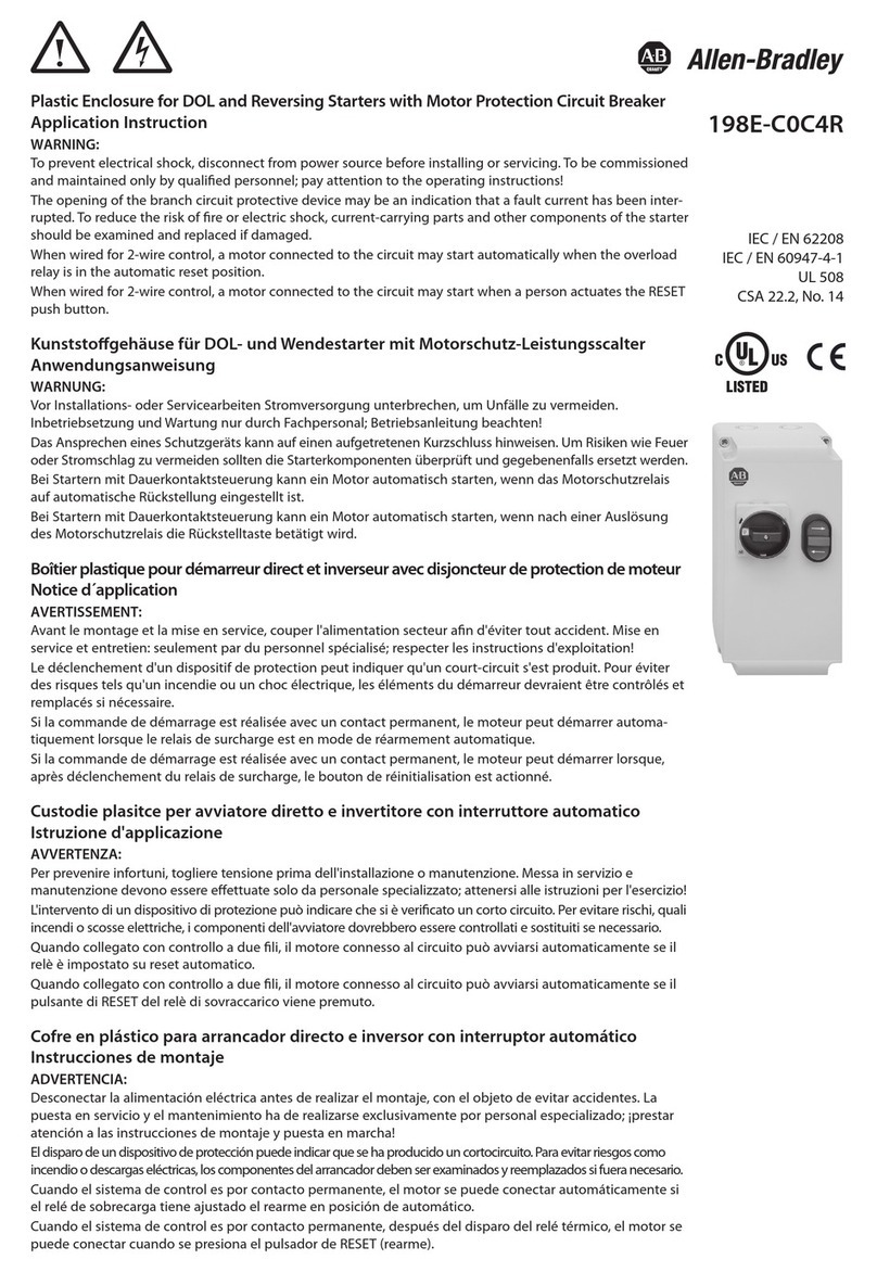 Allen-Bradley 198E-C0C4R User guide