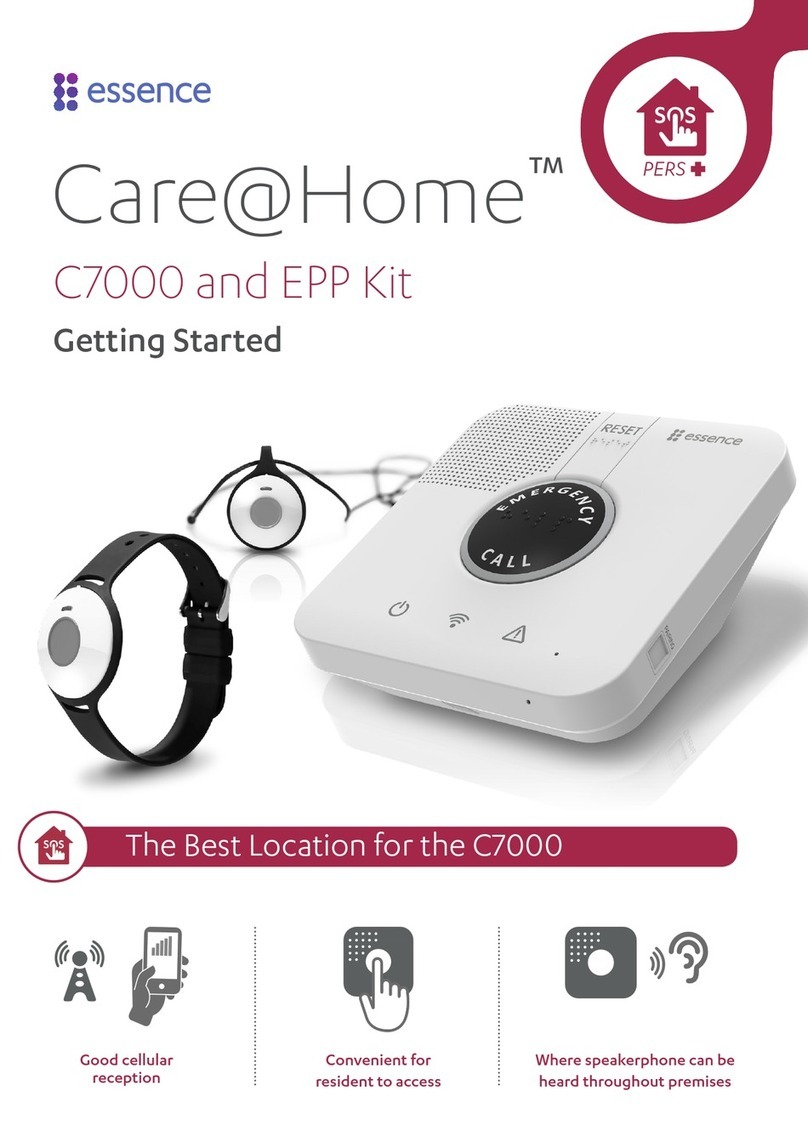 Essence Care@Home C7000 Getting started