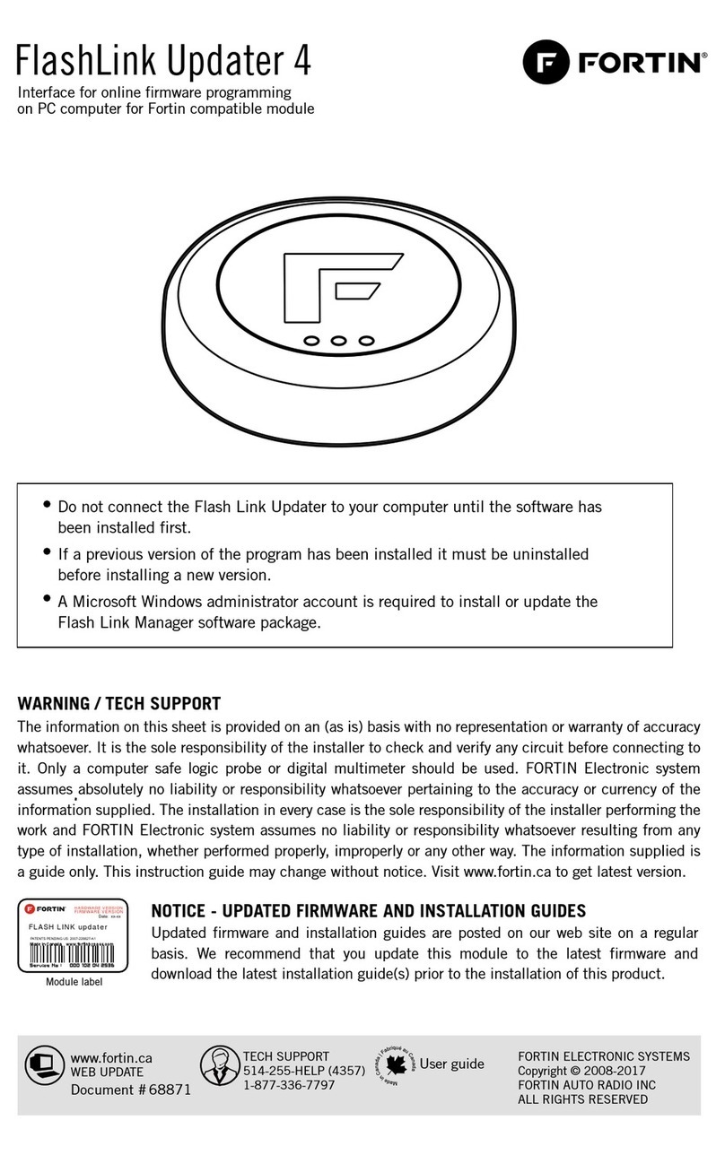 Fortin FlashLink Updater 4 user manual