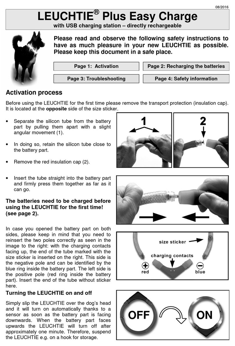 Leuchtie Plus Easy Charge Operation manual