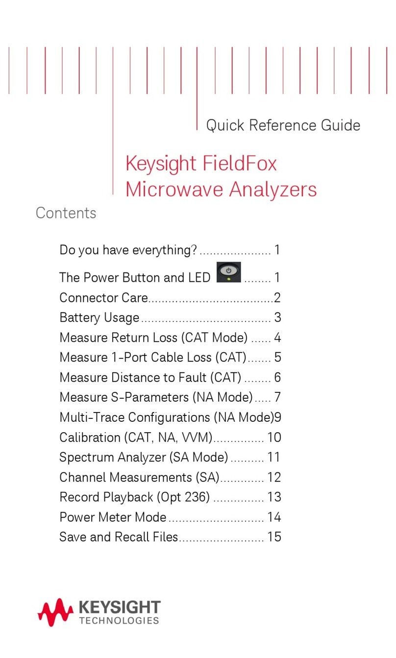 Keysight FieldFox User manual