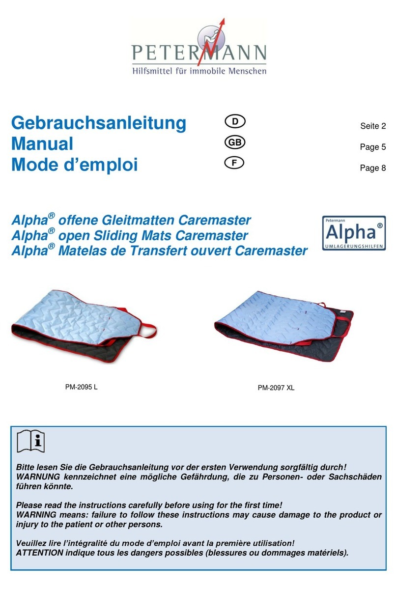 Petermann Alpha Caremaster PM-2095 L User manual