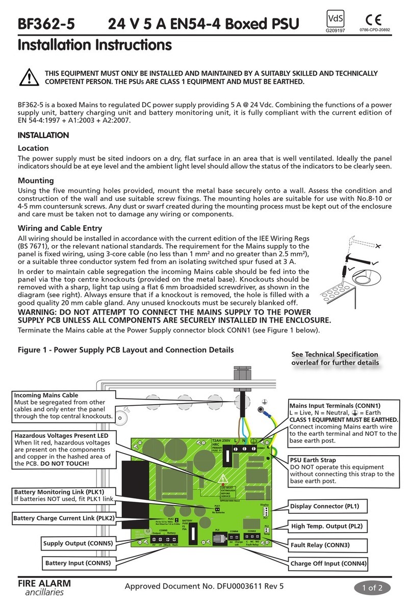 C-TEC BF362-5 installation instructions