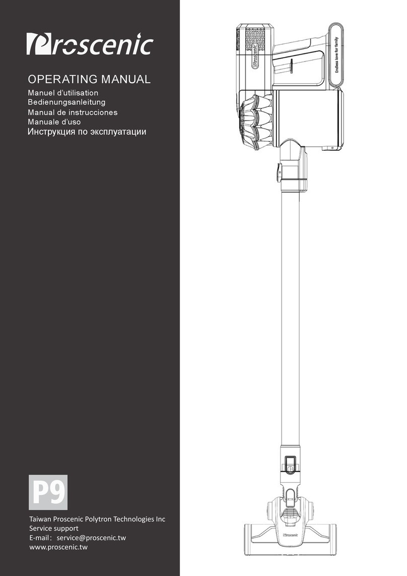 Proscenic P9 User manual Proscenic P9 User manual
