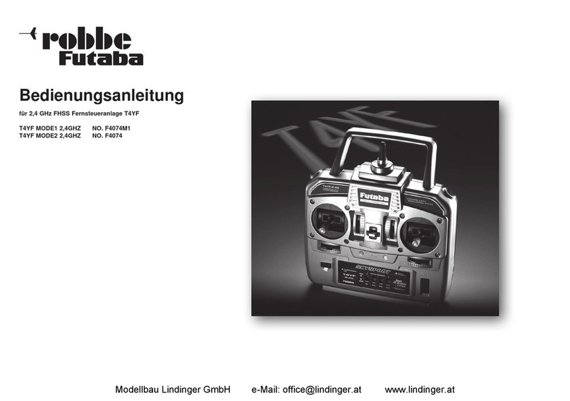ROBBE-Futaba Skysport T4YF 2,4 GHz operating instructions
