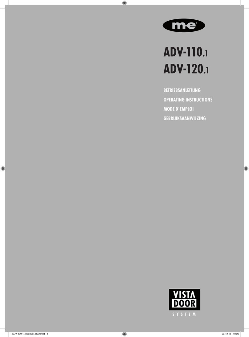 Me ADV-110.1 operating instructions