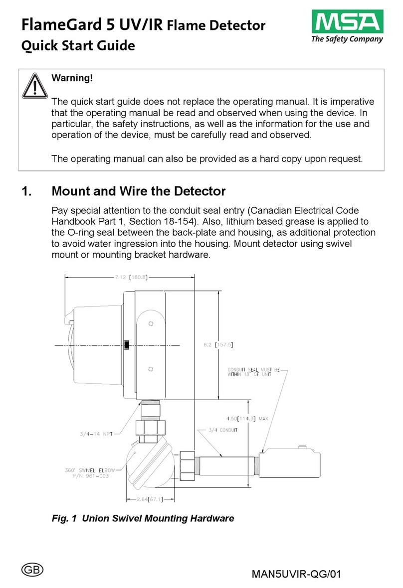 MSA FlameGard 5 User manual