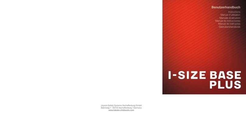 TAKATA I-SIZE BASE PLUS User manual TAKATA I-SIZE BASE PLUS User manual