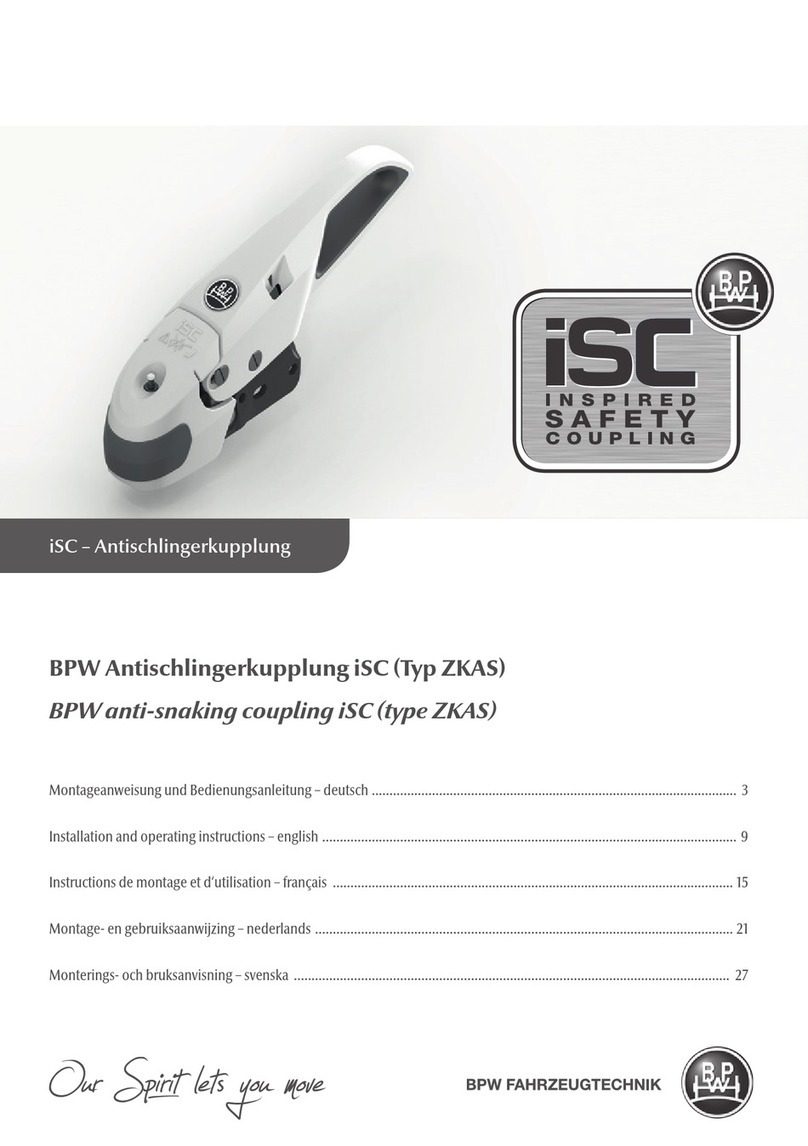 BPW ISC ZKAS Series User manual