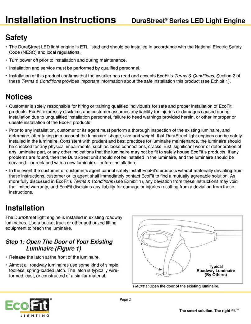 Ecofit DuraStreet Series installation instructions