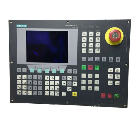 Siemens SINUMERIK 802C User manual