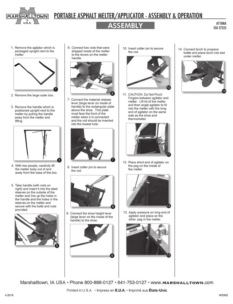 Marshalltown AT10MA Installation instructions