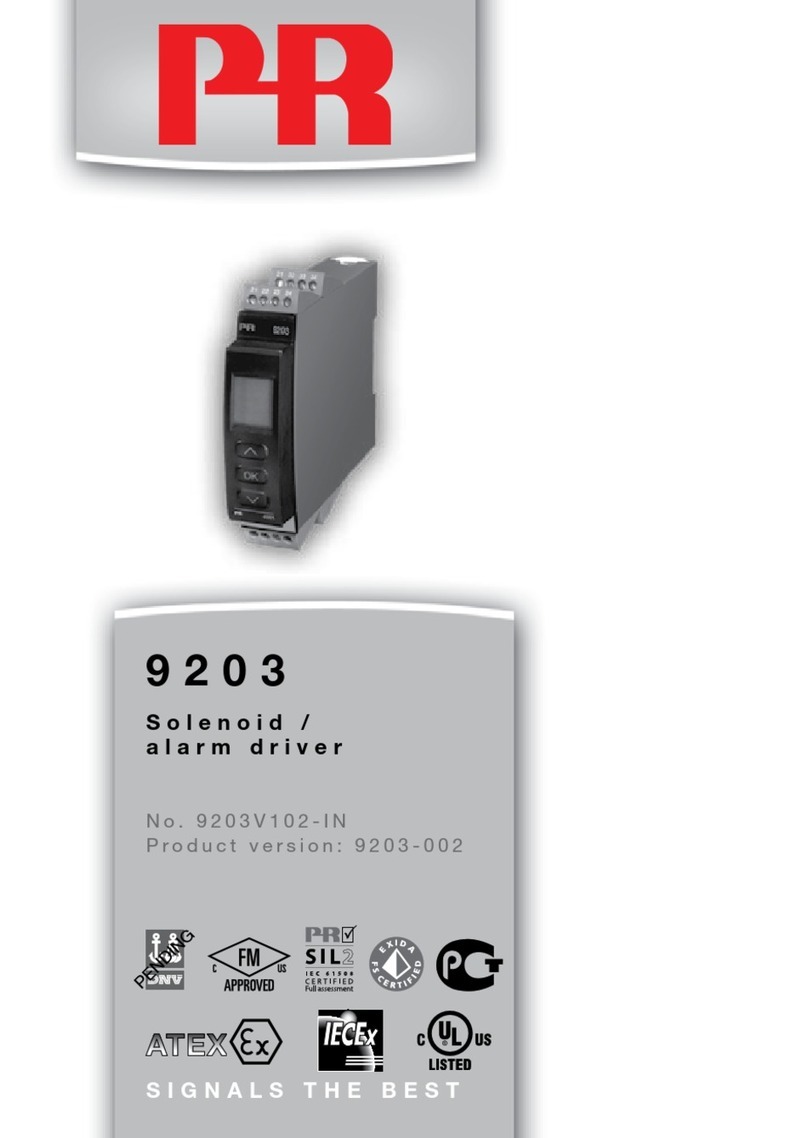 PR electronics 9203 Series Safety manual
