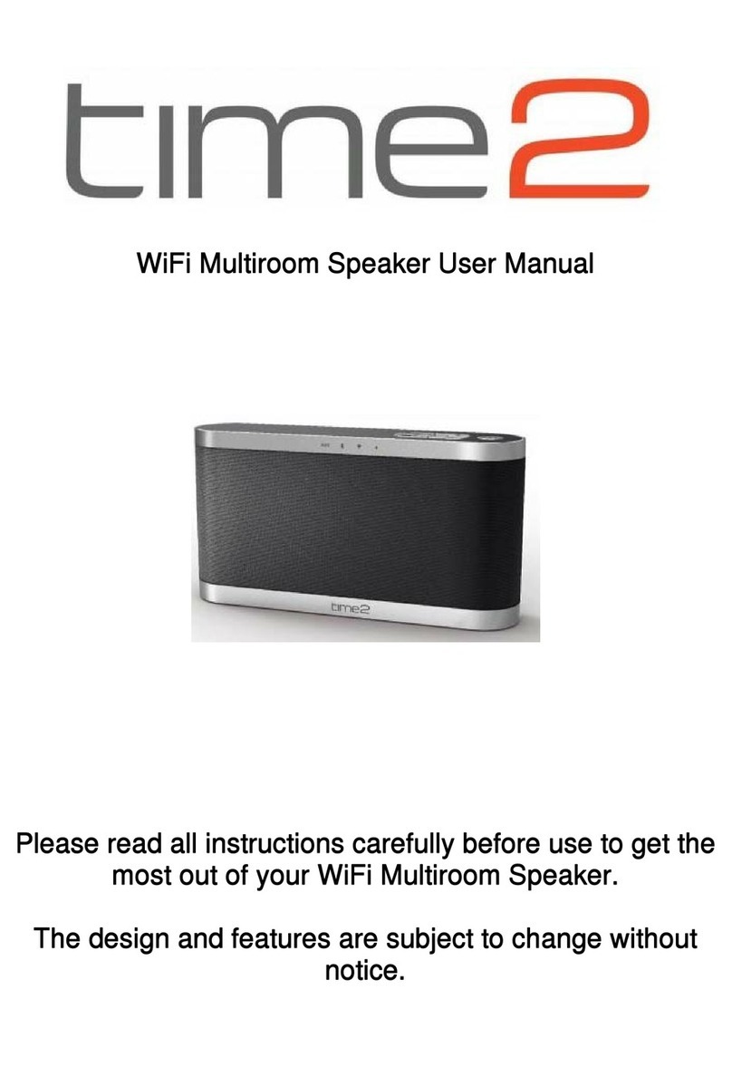 Time2 WiFi Multiroom Speaker user manual