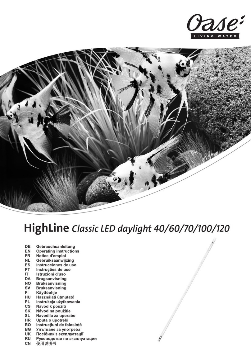 Oase HighLine Classic LED daylight Series User manual