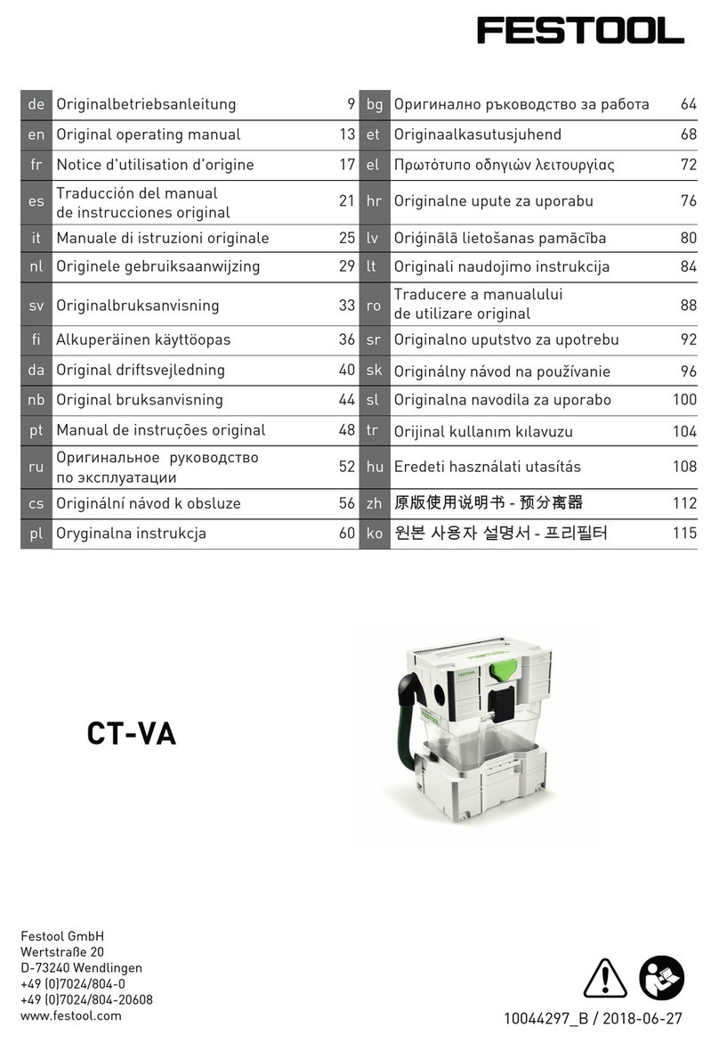 Festool CT-VA Original operating instructions