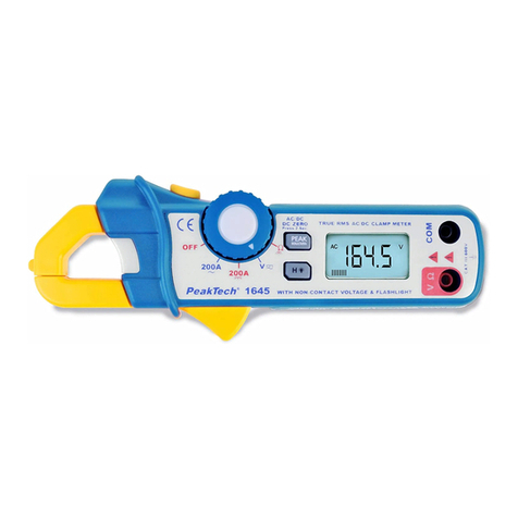 PeakTech 1645 User manual