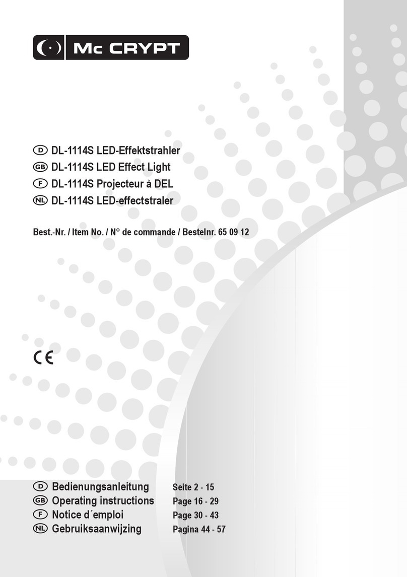 MC Crypt DL-1114S operating instructions