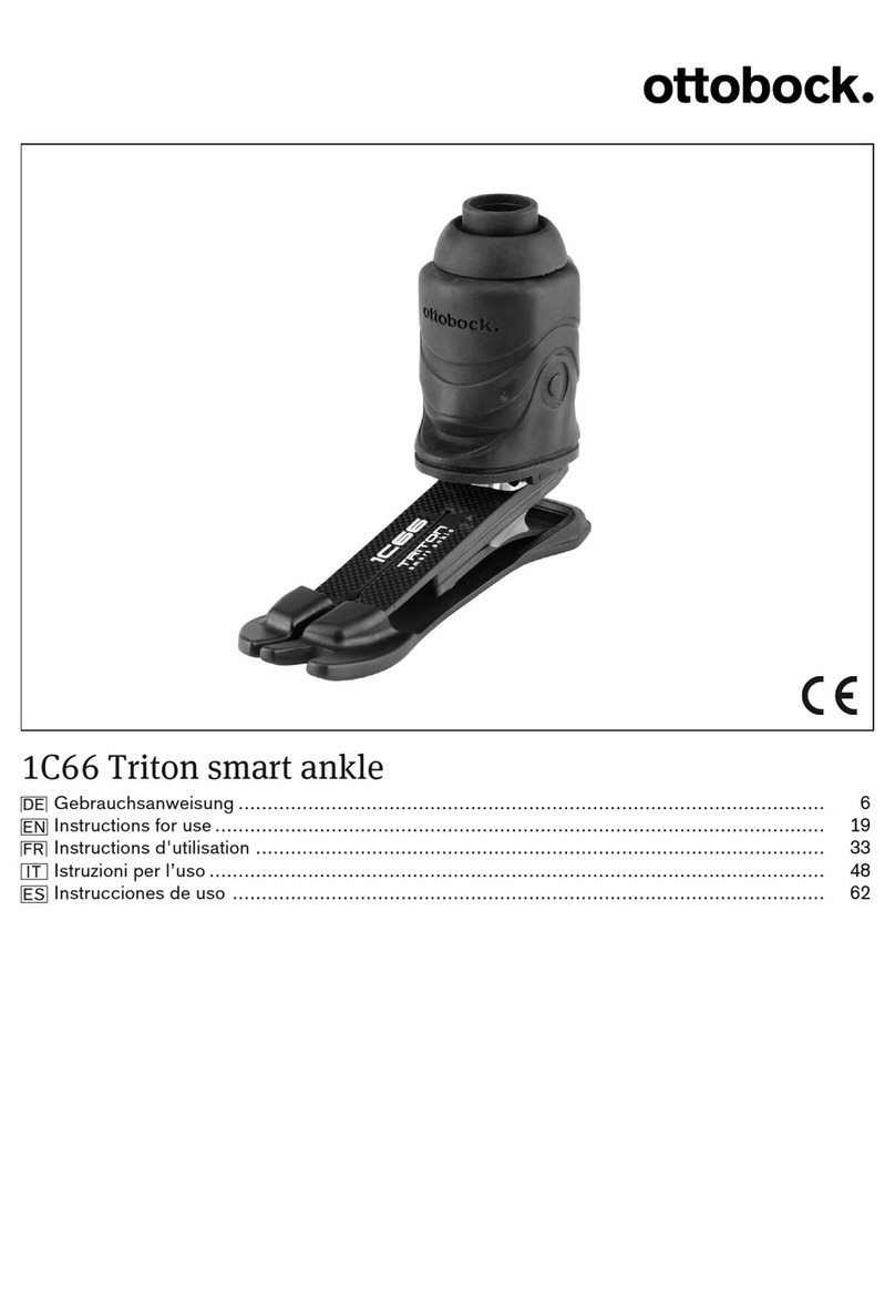Otto Bock 1C66 Triton Instructions for use