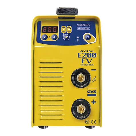 GYS Gysmi E200 FV User manual