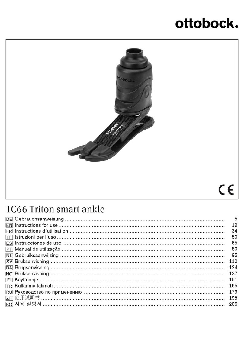 Otto Bock 1C66 Triton Instructions for use