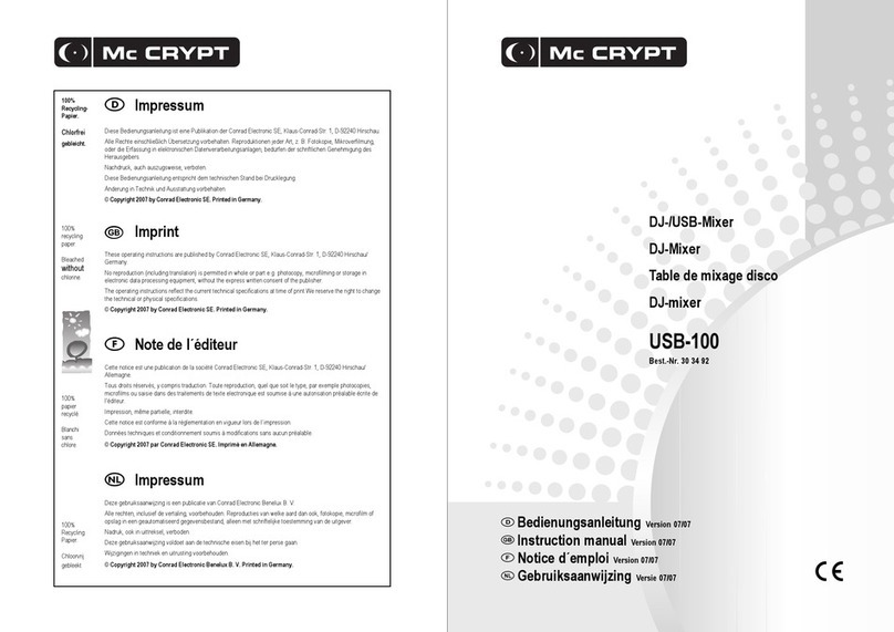 MC Crypt USB-100 User manual MC Crypt USB-100 User manual