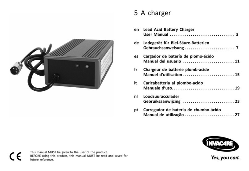 Invacare 4C24050A user manual