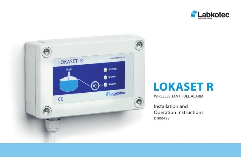 Labkotec LOKASET R D18067Be Installation and operation instructions