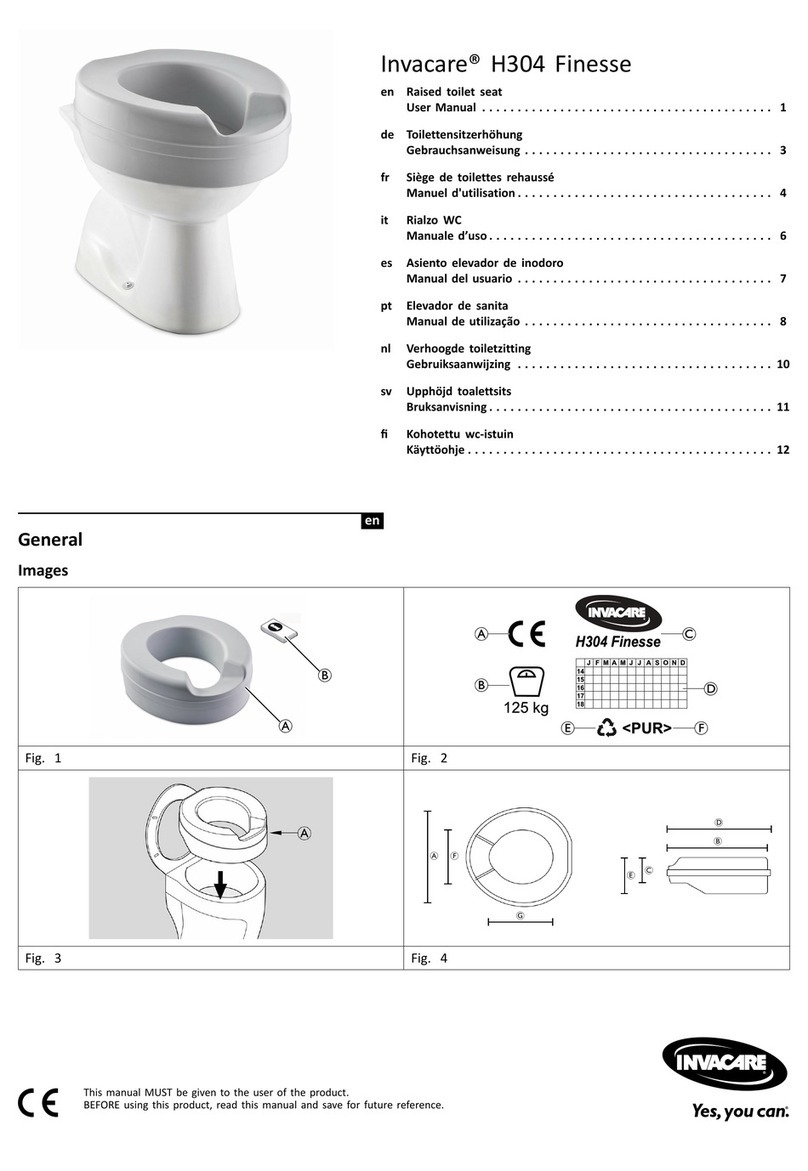 Invacare H304 Finesse user manual